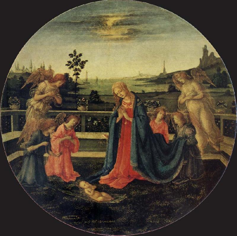 Filippino Lippi The Adoration of the Infant Christ